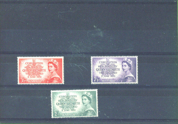 AUSTRALIA - 1953 Coronation UM - Ungebraucht