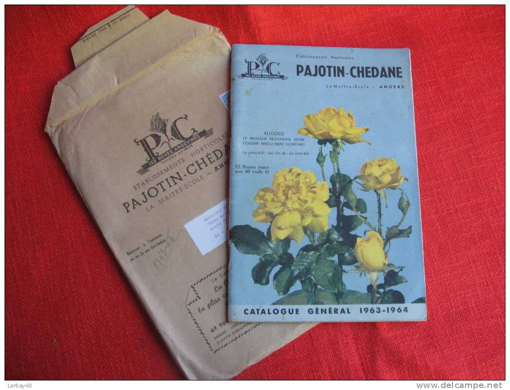 Catalogue Pajotin Chedane  1963 1964 Angers - Advertising