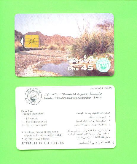 UNITED ARAB EMIRATES - Chip Phonecard As Scan - United Arab Emirates