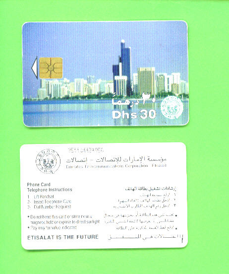 UNITED ARAB EMIRATES - Chip Phonecard As Scan - Emirats Arabes Unis