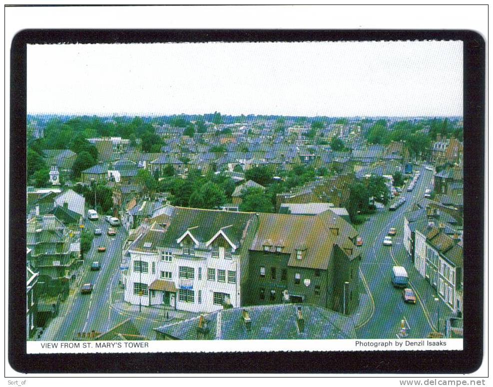 HAMPTON - VIEW FROM ST MARY'S TOWER - A159 - Middlesex