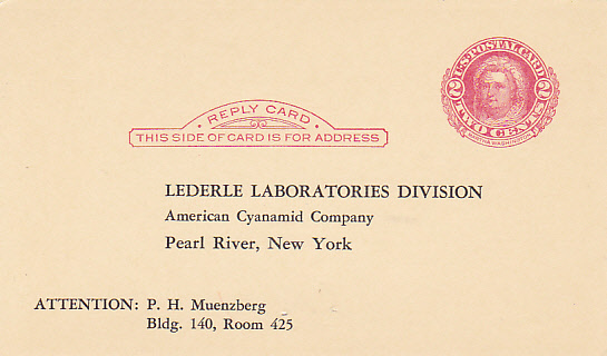 UY13 Martha Washington - Lederle Laboratories Division - 1941-60