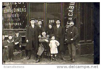 A Identifier..  Carte Photo...café...Restaurant - A Identifier