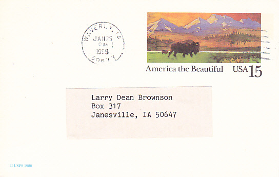 America The Beautiful - UX120 "Trial Schedule" - 1981-00