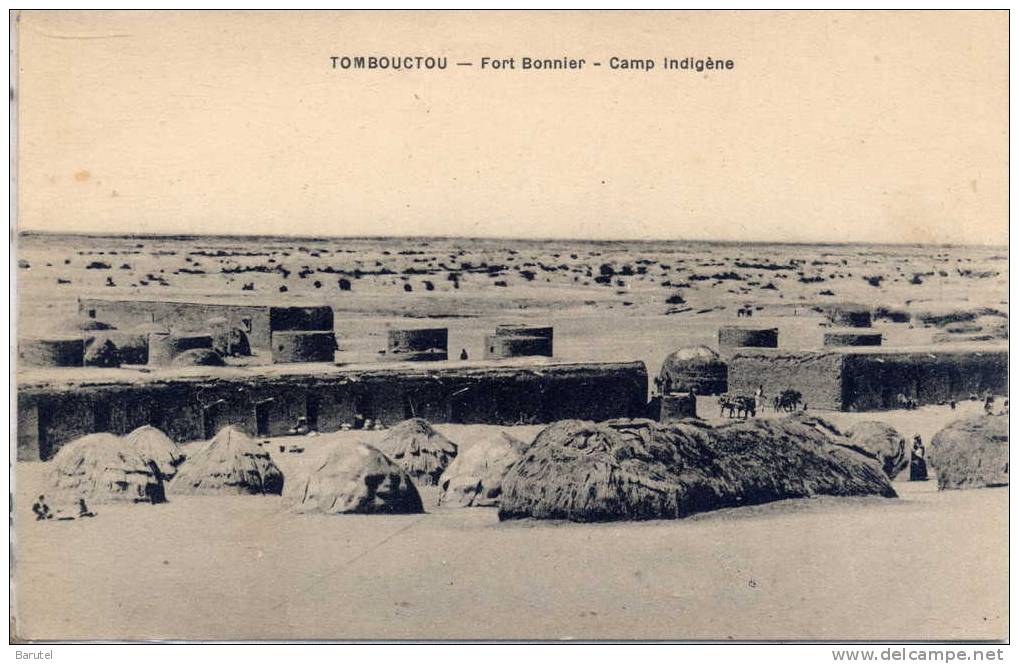 TOMBOUCTOU [Mali] - Fort Bonnier. Camp Indigène - Mali