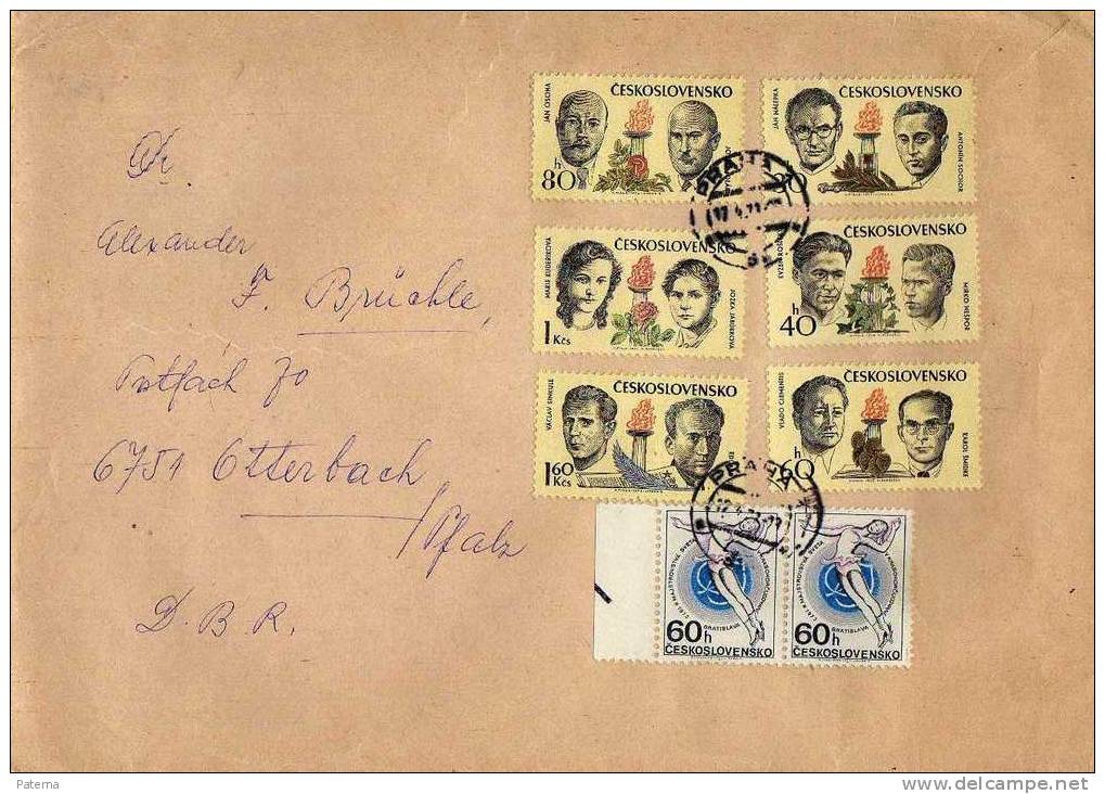 Carta,, PRAHA 1971 ( Checoslovaquia) ), Cover, Lettre, Letter, - Briefe U. Dokumente