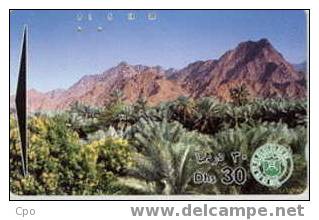 # UAE T35 Palms & Mountains 30 Tamura   Tres Bon Etat - Emirats Arabes Unis