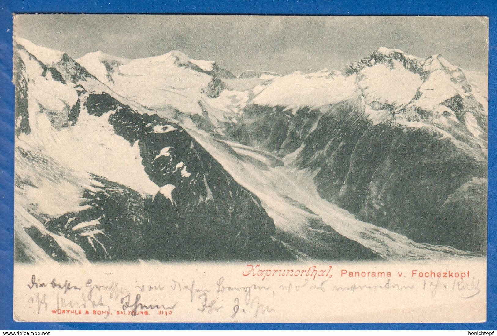 Österreich; Kaprunertal; Kaprunerthal; Fochezkopf; 1901 - Kaprun