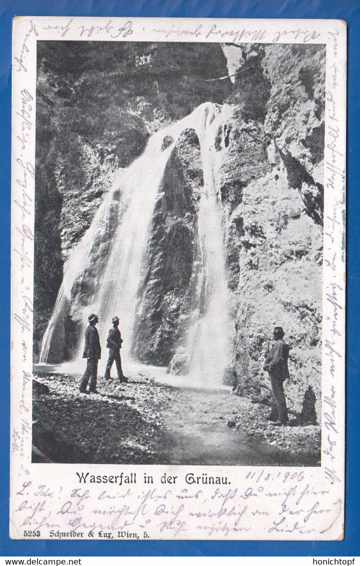 Österreich; Grünau; Mariazell; Wasserfall; 1906 - Mariazell