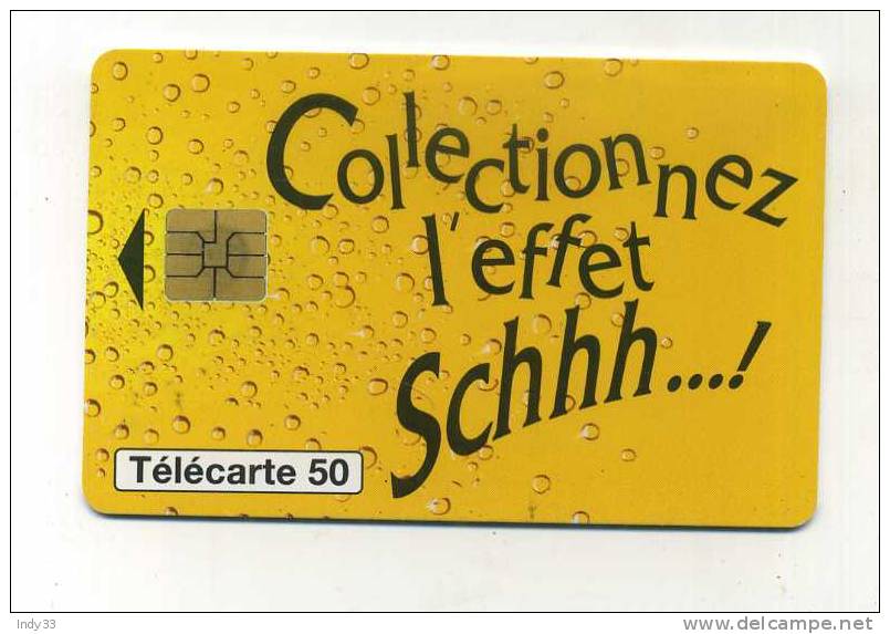 - TELECARTE FRANCE . TELECARTE SCWEPPES 1995 - Alimentation