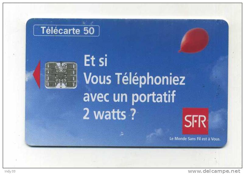 - TELECARTE FRANCE . TELECARTE SFR 1995 - Operatori Telecom