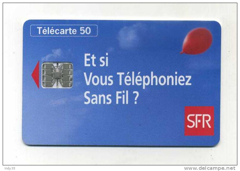 - TELECARTE FRANCE . TELECARTE SFR 1995 - Opérateurs Télécom