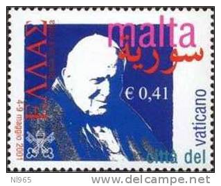 STATO CITTA´ DEL VATICANO - VATIKAN STATE - GIOVANNI PAOLO II - ANNO 2002 - VIAGGI - NUOVI - MNH ** - Ongebruikt