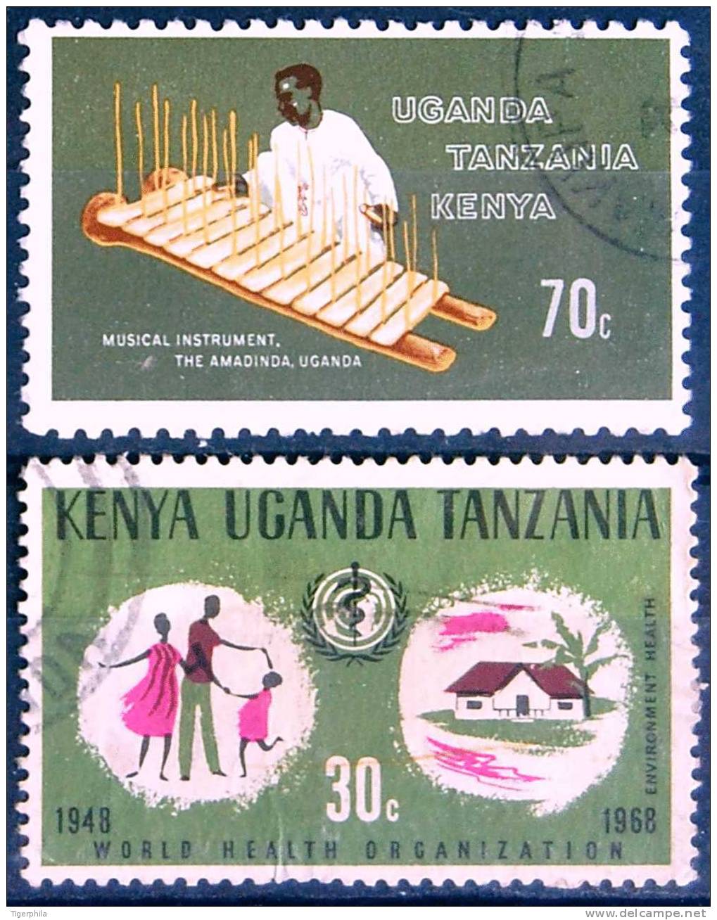 KENYA UGANDA TANZANIA Used 2 Stamps - Kenya, Uganda & Tanzania