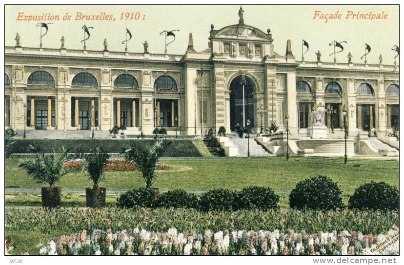 Bruxelles - Exposition De1910 - Façade Principale - Expositions