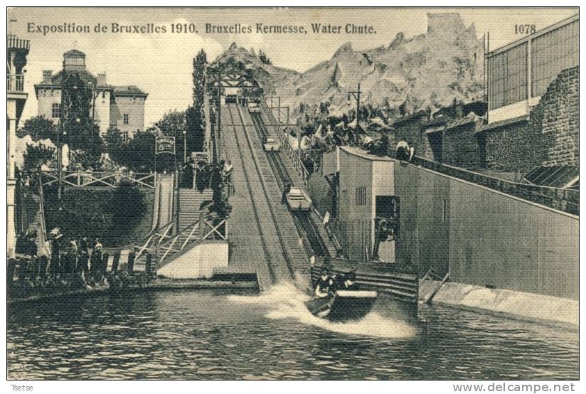 Bruxelles - Exposition De1910 - Kermesse - Water Chute - Expositions