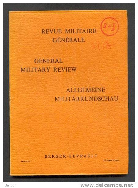 Revue Militaire Générale N°10 - Decembre1965 - French