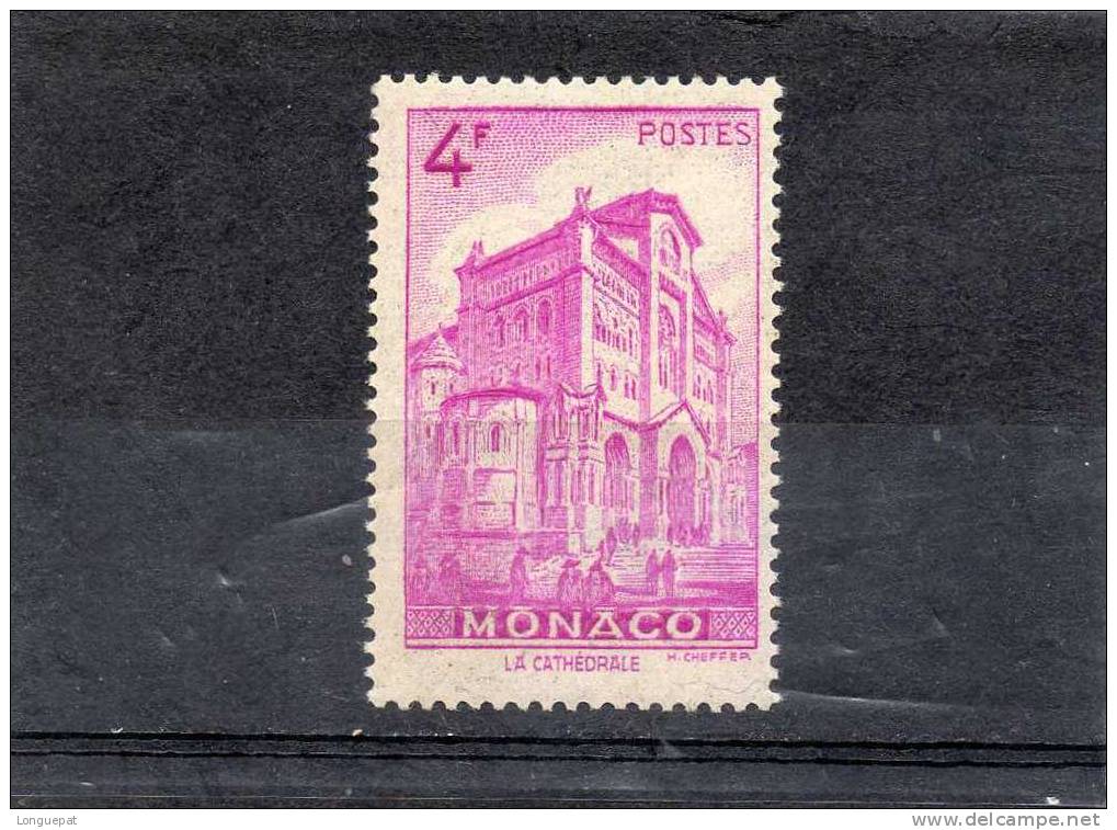 MONACO : Vue De La Principauté : La Cathédrale - Unused Stamps