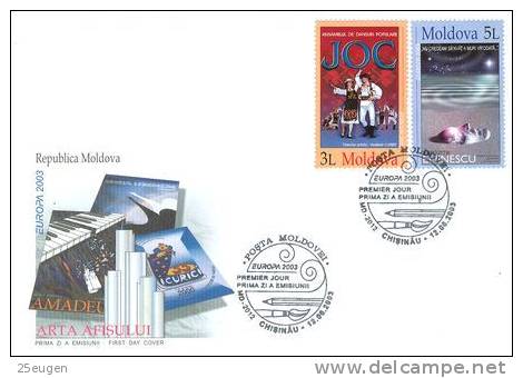 MOLDOVA  2003 EUROPA CEPT  FDC - 2003