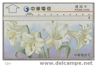 # TAIWAN 9999-16 Drawing - Flowers 100 Landis&gyr   Tres Bon Etat - Taiwan (Formosa)