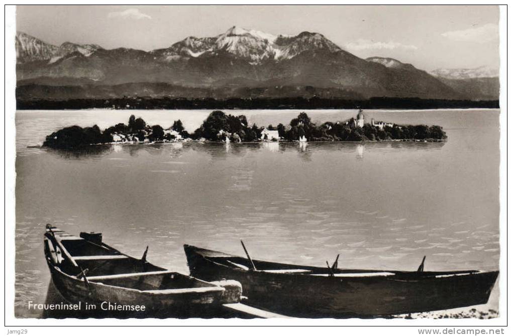 Duitsland/Deutschland, Chiemsee,  Fraueninsel, Ca. 1960 - Chiemgauer Alpen