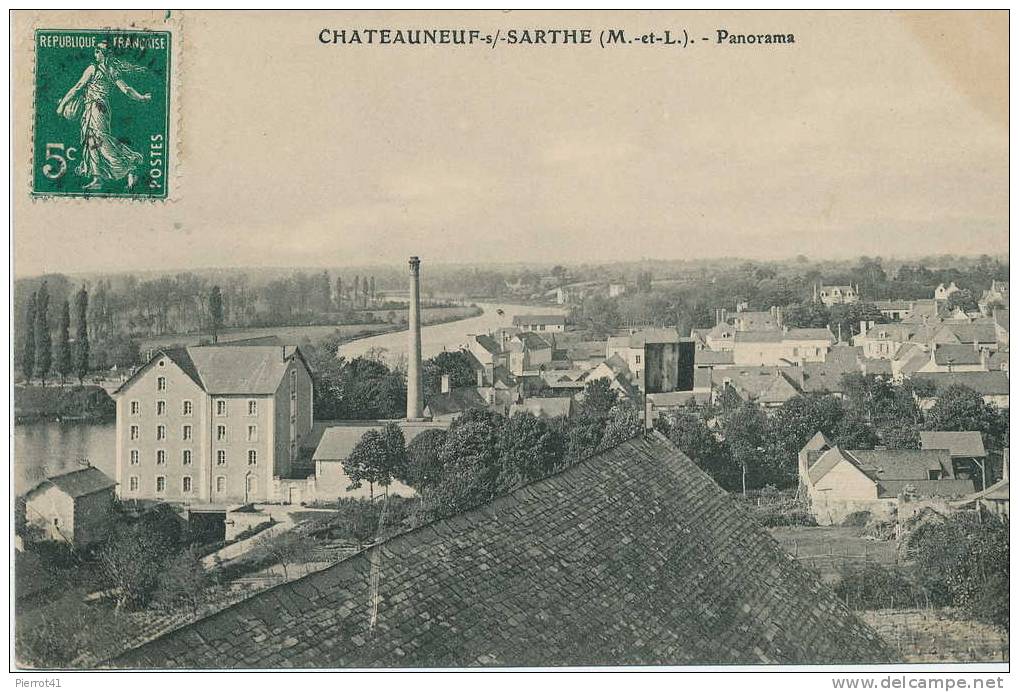 CHATEAUNEUF SUR SARTHE - Panorama - Chateauneuf Sur Sarthe