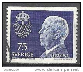 1 W Valeur Used, Oblitérée - SUÈDE - SVERIGE * 1973 - Mi 826 - N° 871-32 - Used Stamps