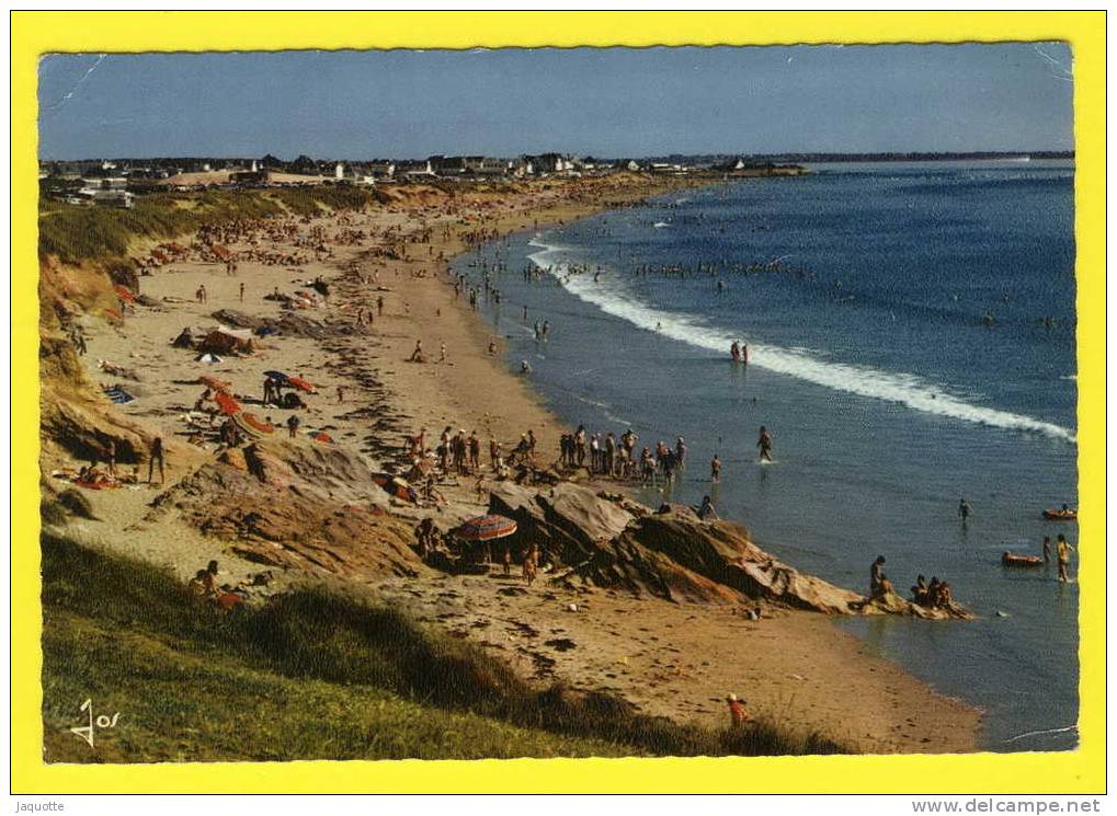 FORT BLOQUE En PLOEMEUR - Morbihan - MX 5345 - La Grande Plage De Sable Fin - Circulé 1972 Edit Jos - Plömeur