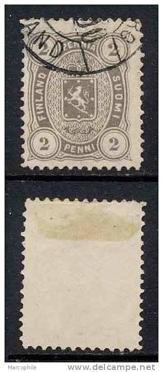 FINLANDE - FINLAND  / 1875 2 P. Gris # 13 Ob. / COTE 15.00 EURO - Gebruikt