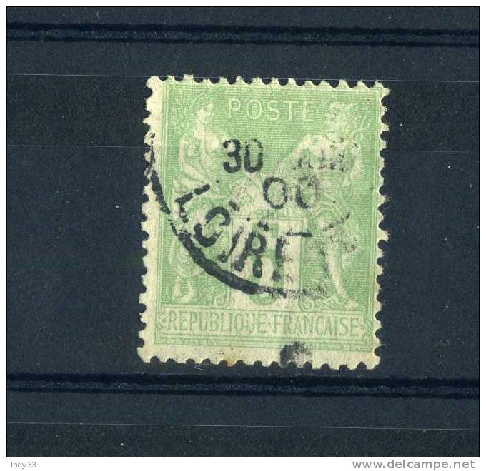 - FRANCE .  N°102  TYPE 3 . OBLITERE - 1898-1900 Sage (Tipo III)