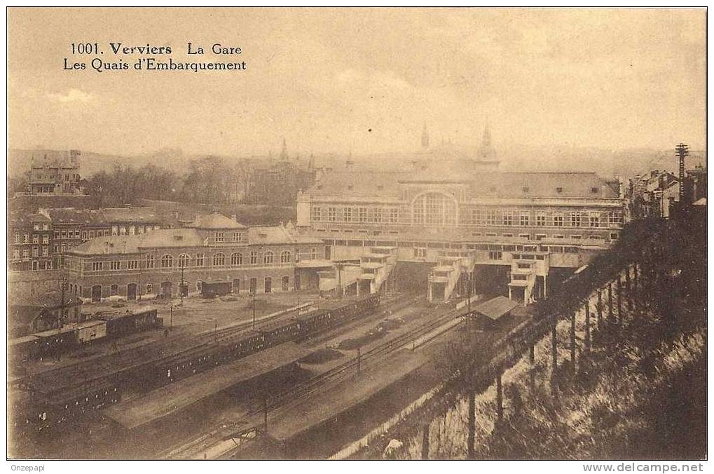 VERVIERS - La Gare - Les Quais D'embarquement - Verviers