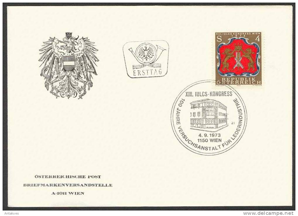 Austria Osterreich 1973 IULCS Kongress FDC - Storia Postale