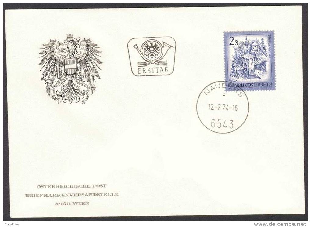 Austria Osterreich 1974 Tirol FDC - Briefe U. Dokumente