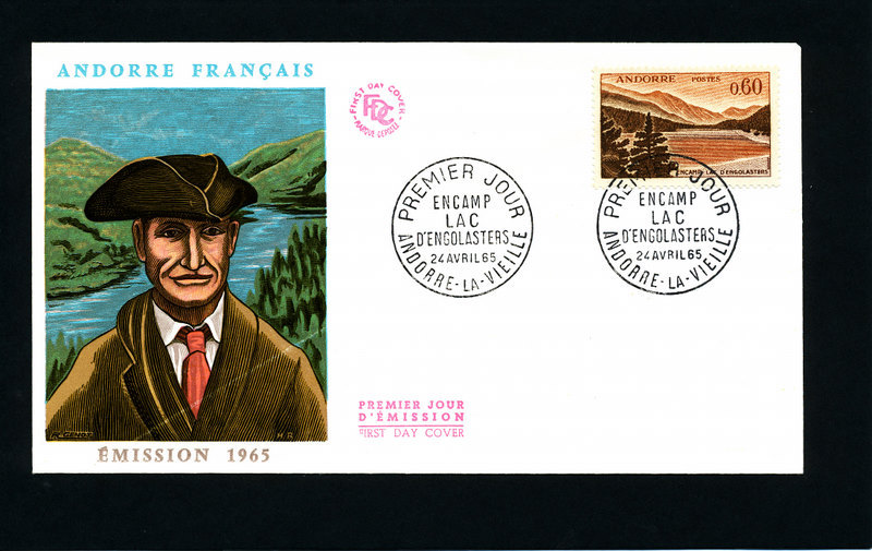 LAGO DE ENGOLASTERS, ENCAMP   Edifil 177   Años 1961-1971   MUY NUEVO - FDC