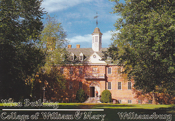Wren Building - College Of William And Mary, Williamsburg, Virginia - Other & Unclassified