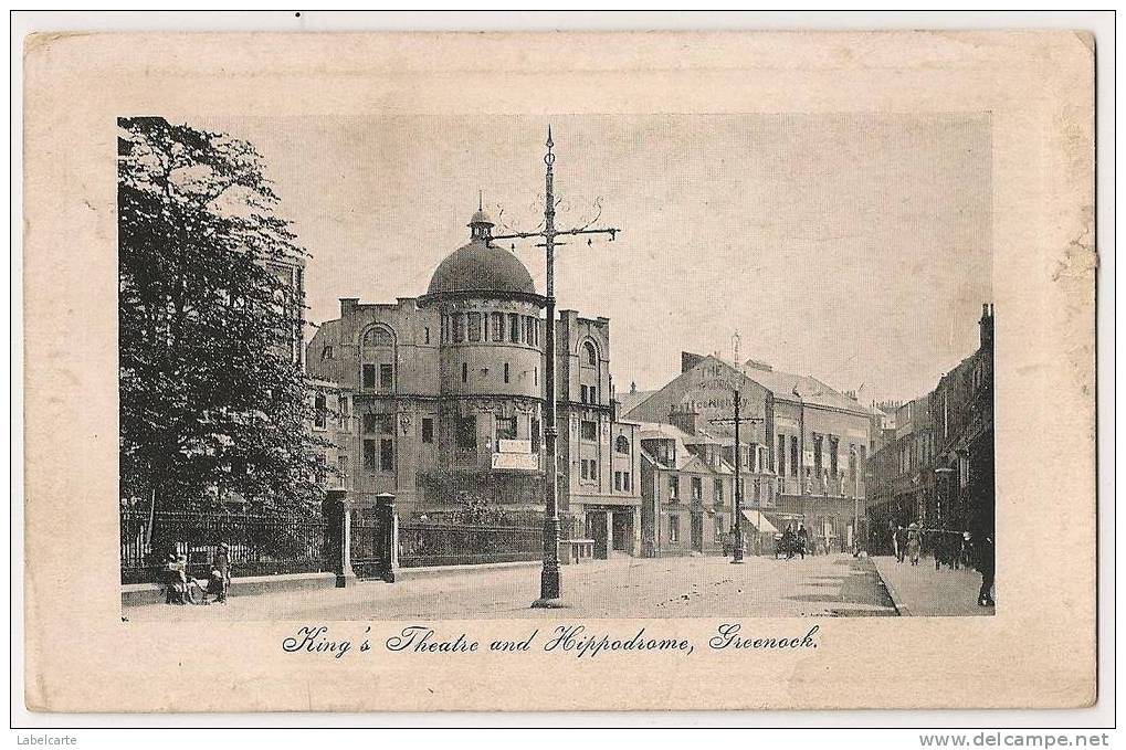 ROYAUME UNI.ECOSSE.RENFREWSHIRE.KING S THEATRE AND HIPPODROME, GREENOCK - Renfrewshire