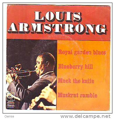 LOUIS ARMSTRONG °°  ROYAL GARDEN BLUES  / DISQUE PUBLICITAIRE OFFERT PAR LOTUS - Jazz