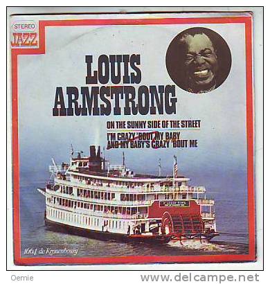 LOUIS  ARMSTRONG  °°  ON THE SUNNY SIDE OF THE STREET  / DISQUE PROMO POUR LA BIERE 1664 DE KRONENBOURG - Alcohol