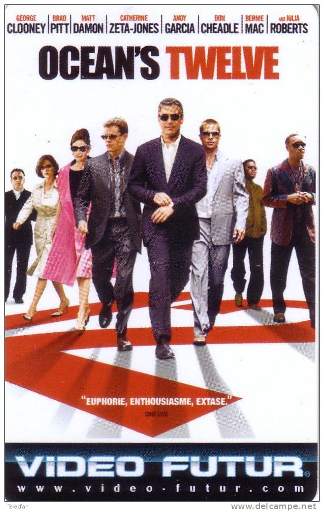 OCEAN'S TWELVE  VF 280 CLOONEY BRAD PITT ZETA JONES JULIA ROBERTS ANDY GARCIA  SUPERBE LUXE - Collectors