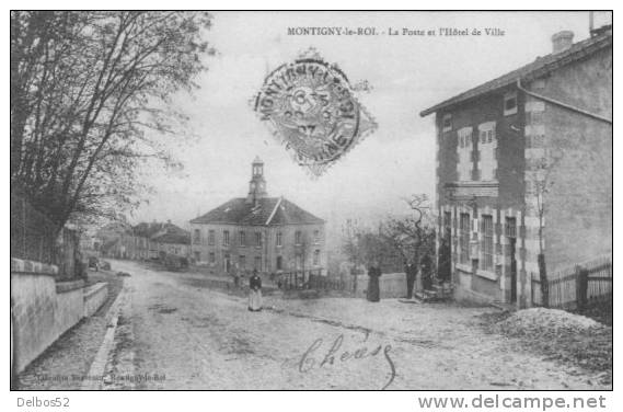 MONTIGNY - Le - ROI . - La Poste Et L' Hôtel De Ville - Montigny Le Roi