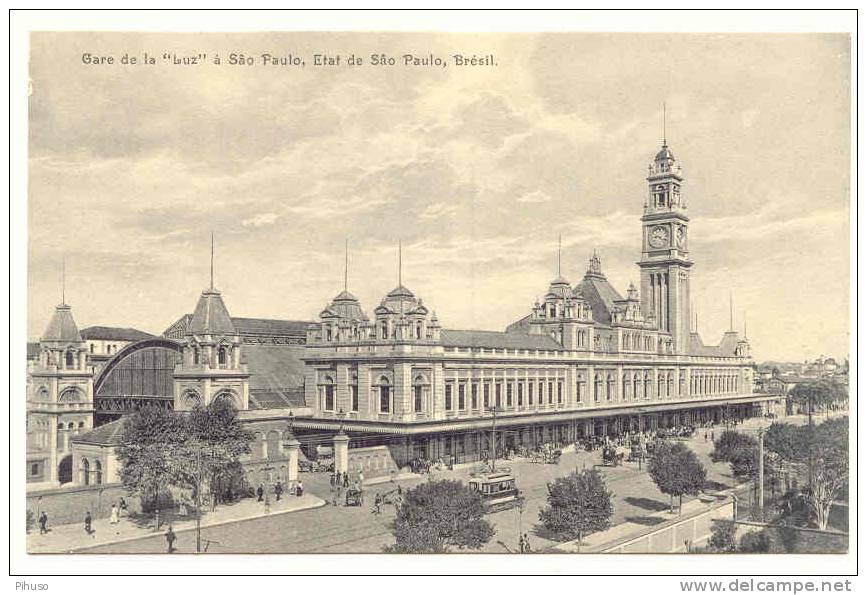 BRASIL-26   SAO FAULO / SAO PAULO  : Gare De La Luz A Soa Faulo - São Paulo