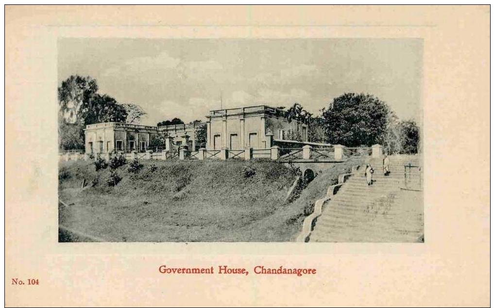 INDE  -  IND-8  -  CHANDERNAGORE  -  GOVERNMENT HOUSE - Inde