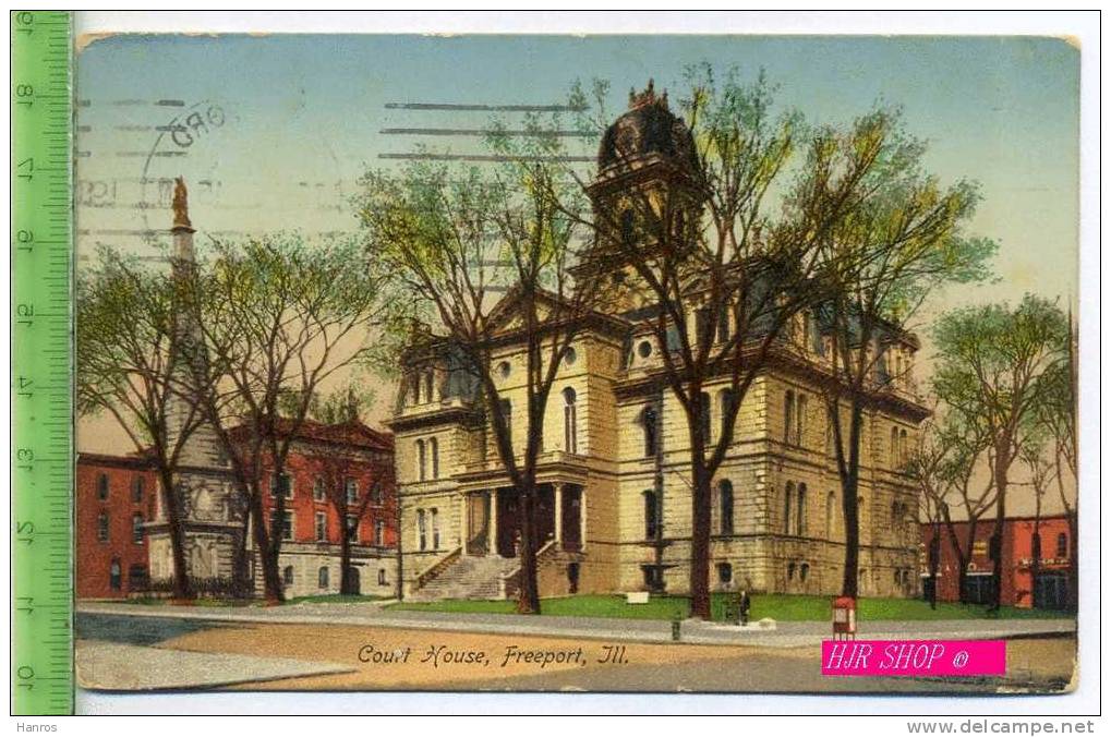 Court House, Freeport, Ill.,  Gel.  16.09.1945 - Angola