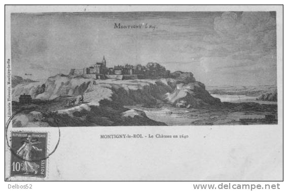 MONTIGNY - Le - ROI . - Le Château En 1640 - Montigny Le Roi