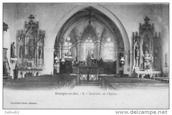 MONTIGNY - Le - ROI . - 8 . - Intérieur De L' Eglise - Montigny Le Roi