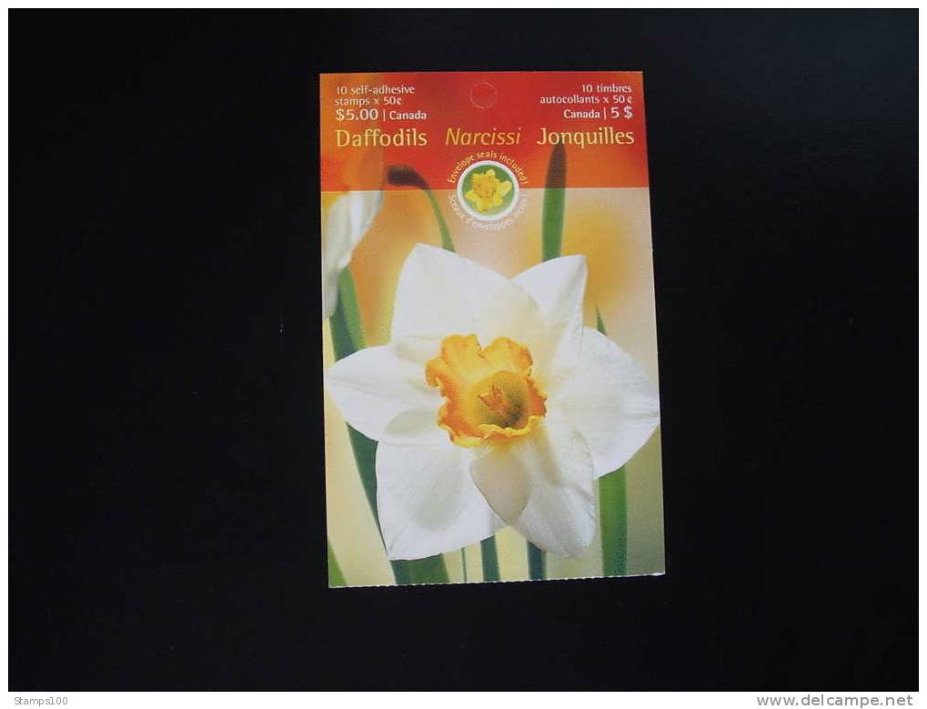 CANADA  2005 BOOKLET #308 DAFFODILS MNH** (1030800) - Carnets Complets