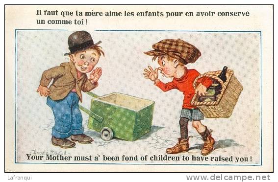 Illustrateur- Ref B190- Humour - Humoristique - Illustrateur  Donald Mc Gill - Enfants     -carte Bon Etat - - Mc Gill, Donald