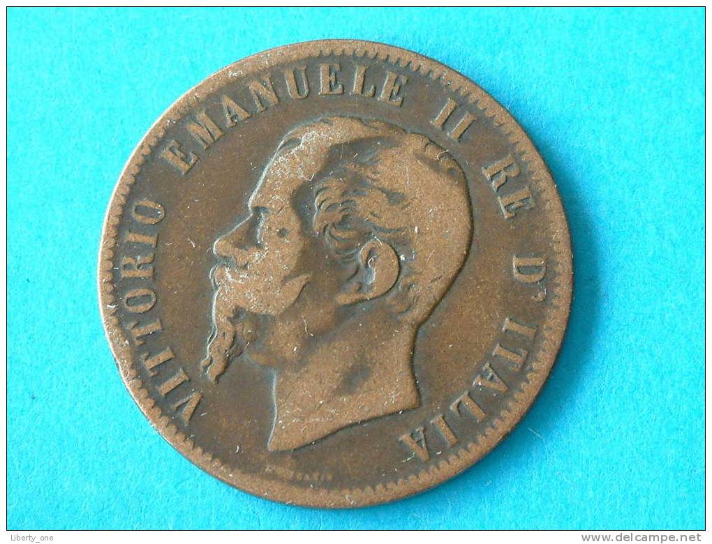 1863 - 10 CENTESIMI / KM 11.2 ( For Grade, Please See Photo ) ! - 1861-1878 : Victor Emmanuel II