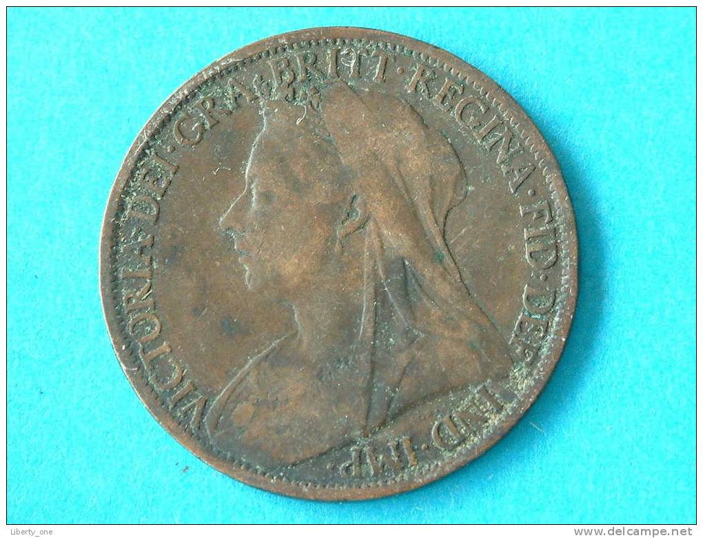 1900 - 1 PENNY / KM 790 ( For Grade, Please See Photo ) ! - D. 1 Penny