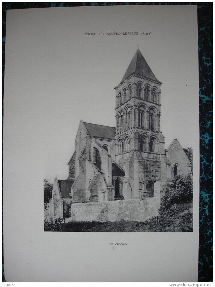 Librairie De L´Architecture Et Des Arts 1931  /  Église De NOUVION-LE-VIEUX  ( Aisne ) - Architettura
